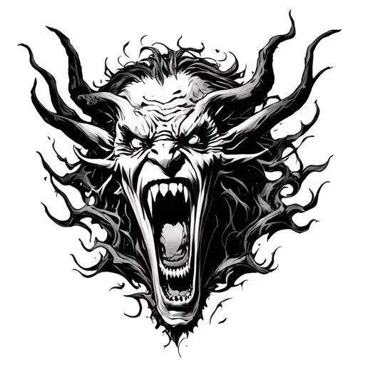 Screaming Demon Emerging