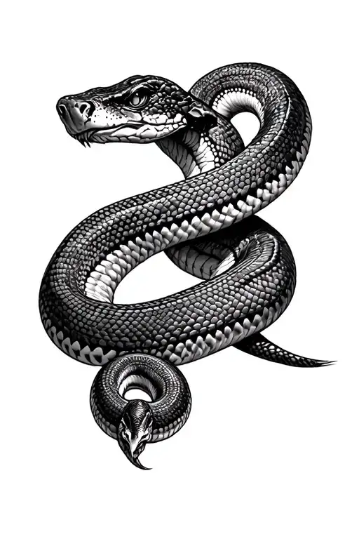 Realism Detailed Snakes Forearm Sleeve