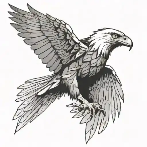 A Eagle With A Broken Wing