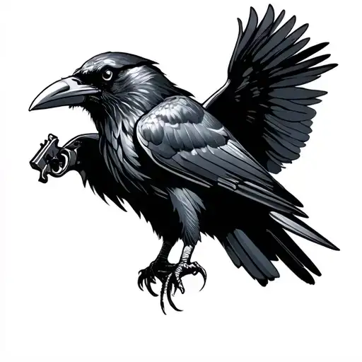 Raven With A Gun
