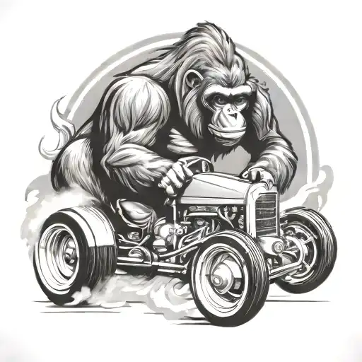 Gorilla Racing Drag Car