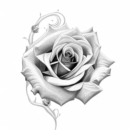 Charlotte In Cursive With Rose Under