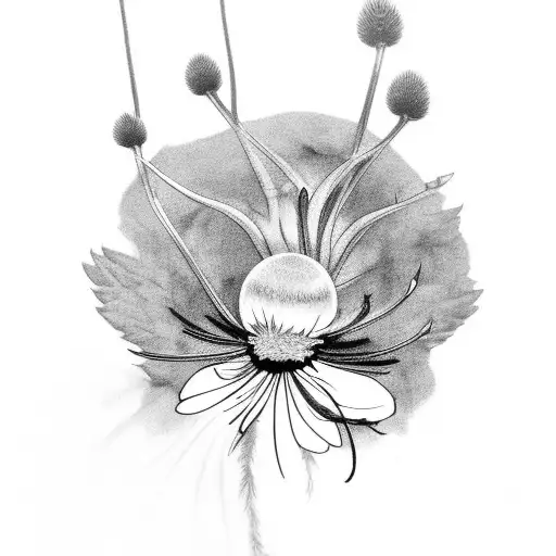 Raven With Pasqueflower