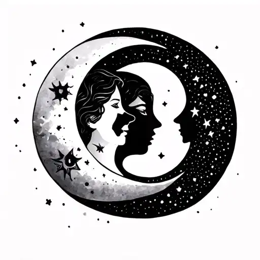 Mother Son Matching Sun And Moon