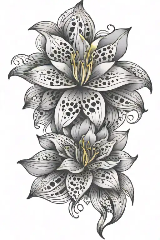 Mandala Lily Leopard Print