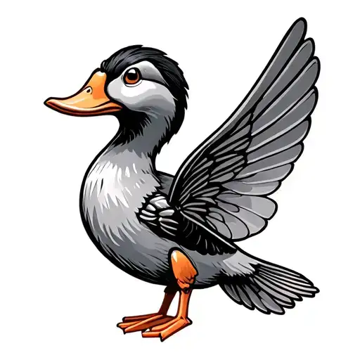 Dagobert Duck Money Fly