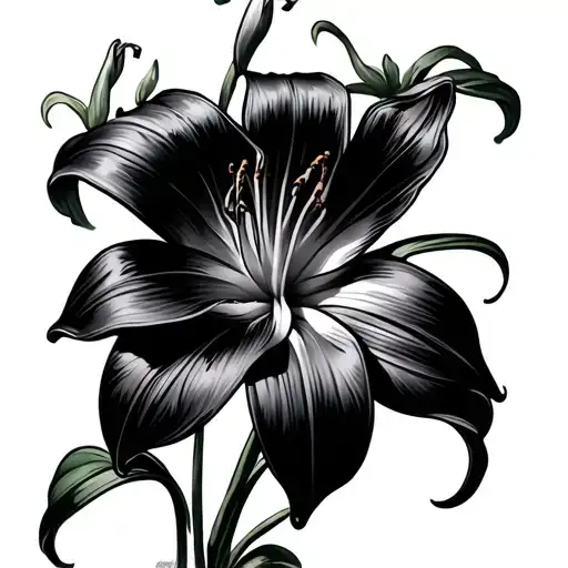Calligraphic Spider Lily