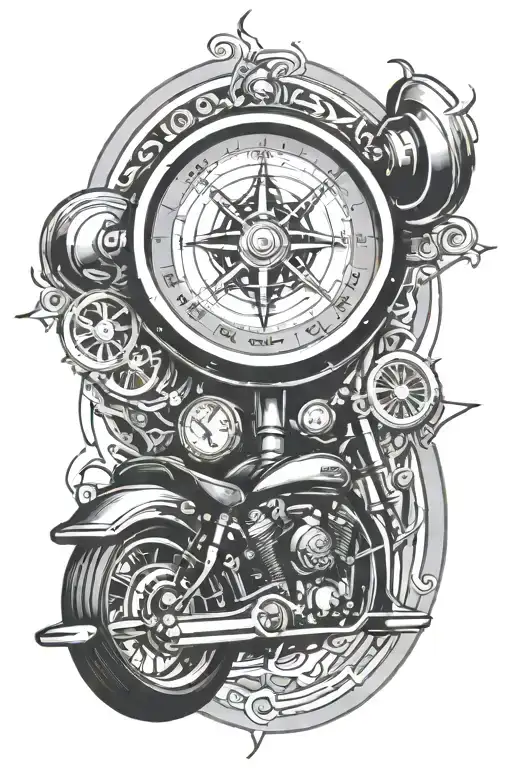 Motorcycle Compass Road Winding