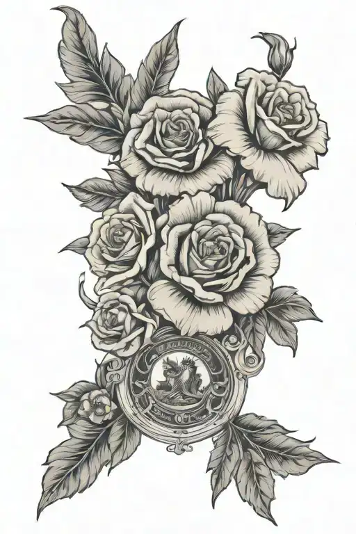 Western And Flowers And Memorial