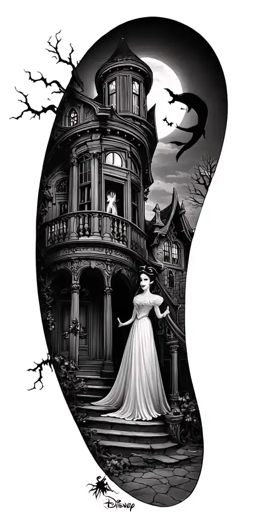 Disney Haunted Mansion Themed