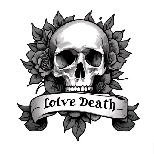 Linework Love Tattoo Till Death