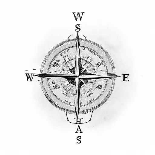 A Person Thinking With A Compass As Their Head And Various Travel Destinations Around Them