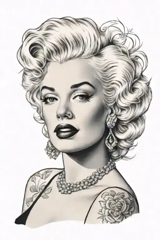 Marilyn Monroe Portrait Style