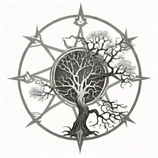 Chaos Star & Tree Of Life Tree