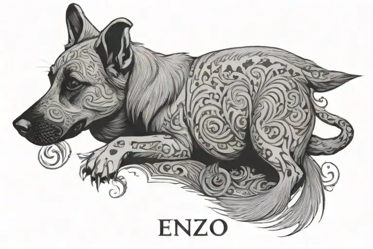 Name Of My Dog Enzo Born On 18 December 2023