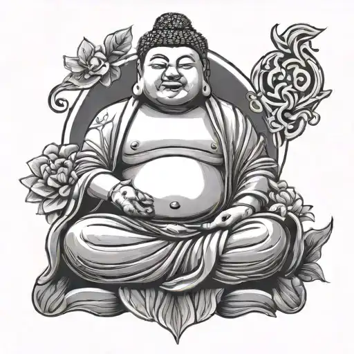 Fat Buddha Sitting