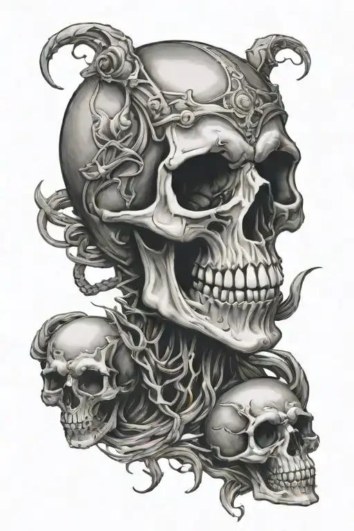 Hear No Evil Skull