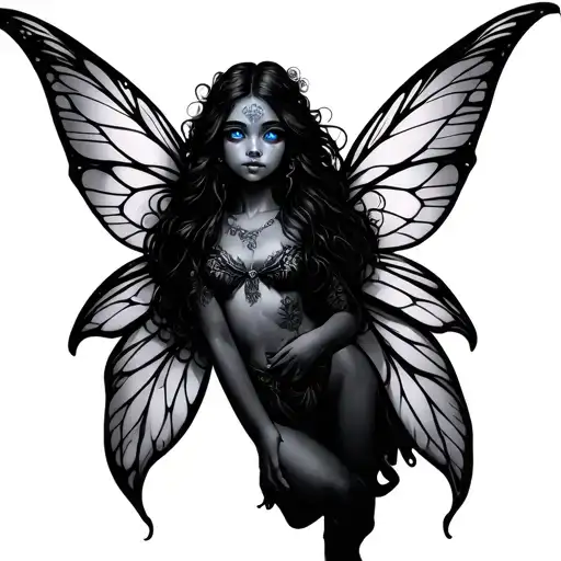 Big Titty Fairy With Blue Eyes