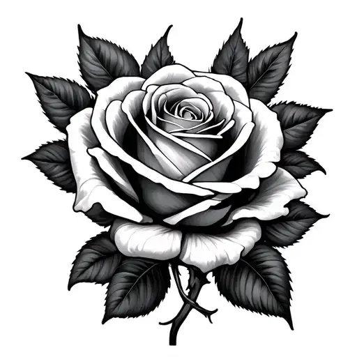 Andrea Hunter With A Rose Surrounded