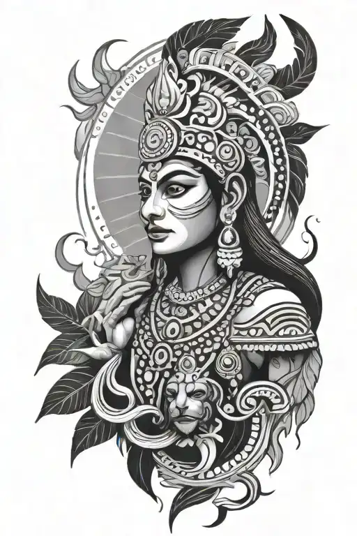 Indian Mythology Aesthetic Minimal