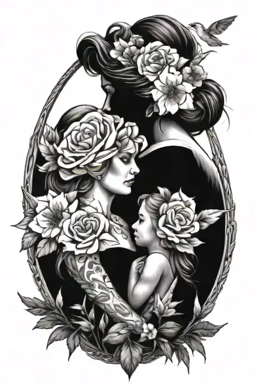 Memorial For Mother Daughter