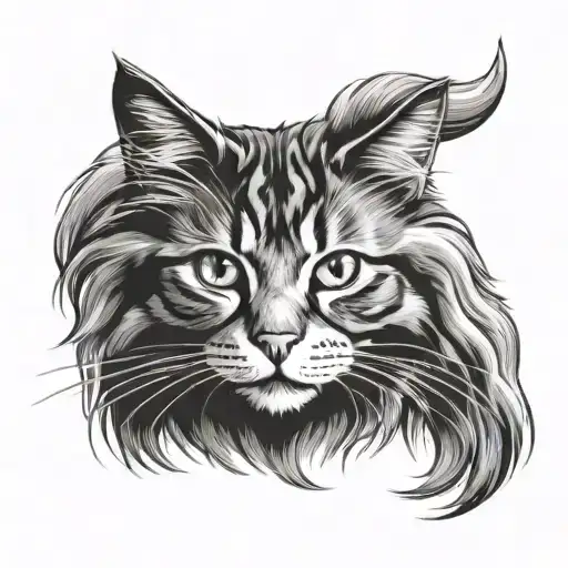 8 Month Old Long Haired Cat With A Mischievous But Kind And Endearing Attitude