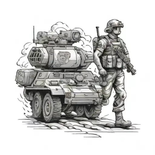 Marine Corps For Dad That Passed Away Walking Into Gates Of Heaven Tank Operator