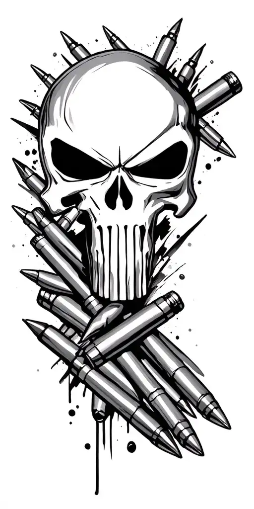 Punisher And Bullets