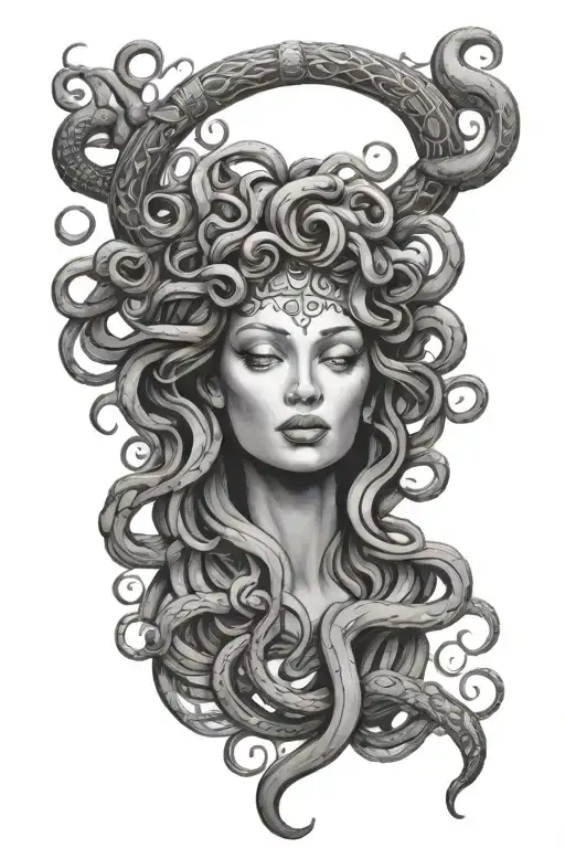 Medusa Trust No One S H Calligraphy