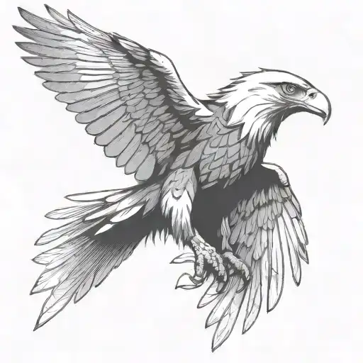 A Eagle With A Broken Wing