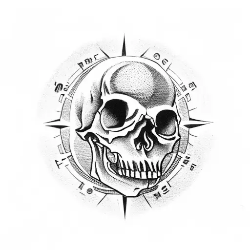 Skull And Compass