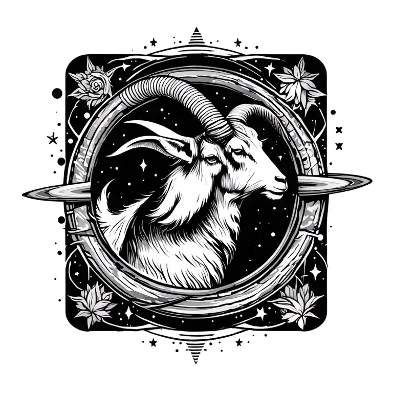 Goat Capricorn Zodiac Sign Saturn Astrology Stars