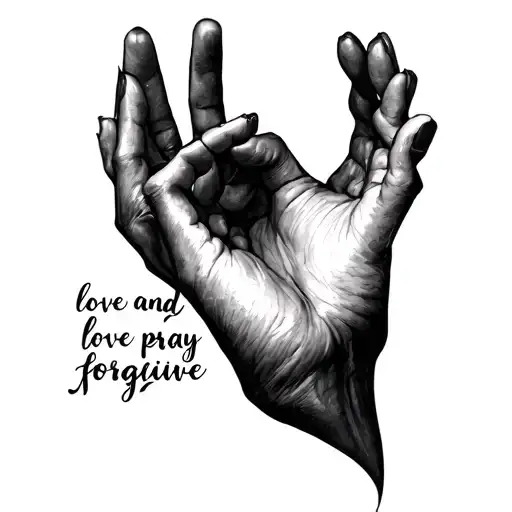 Love And Pray Love Forgive Written