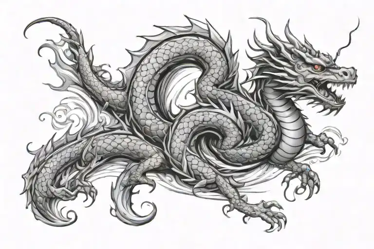 Sun And Water Dragon