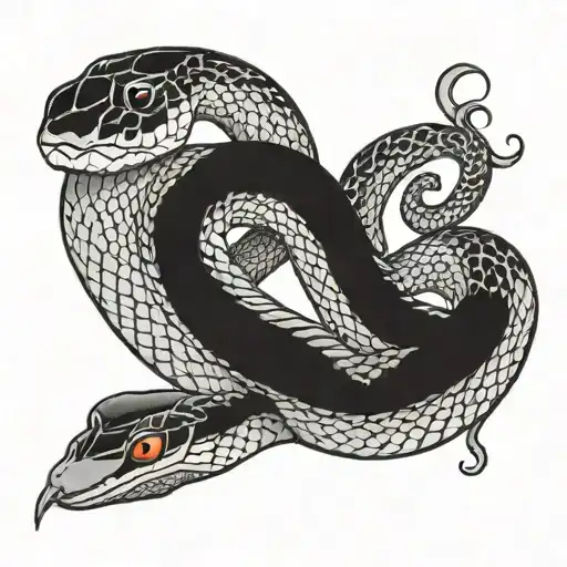 Snake Twisting Heart