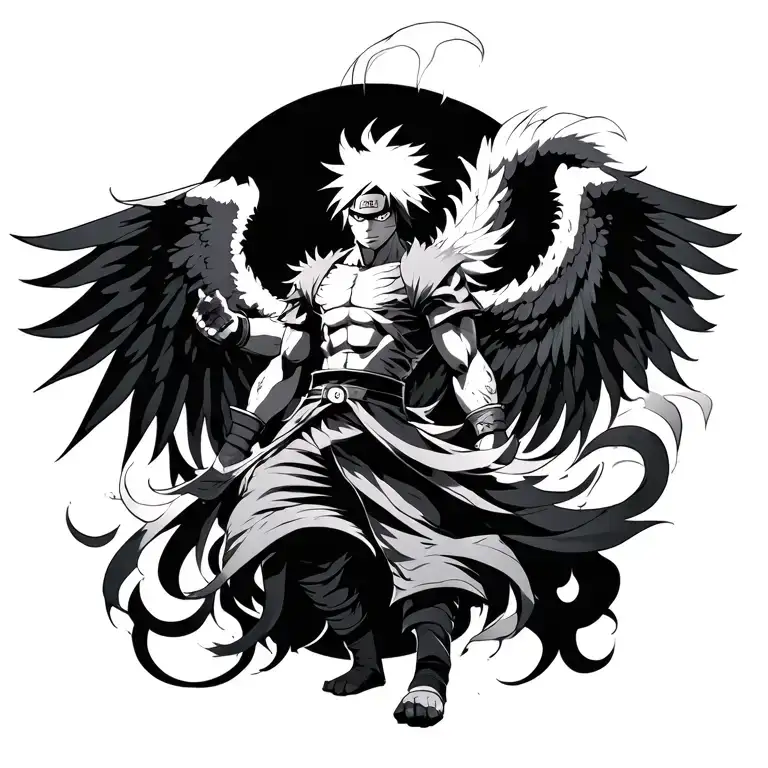 Kakashi Susanoo Wings Spread Wide