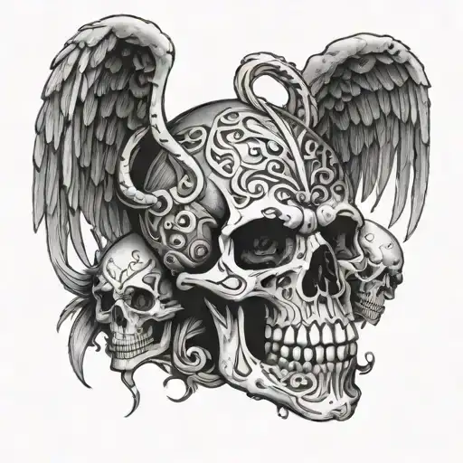 Dark Angel Skulls