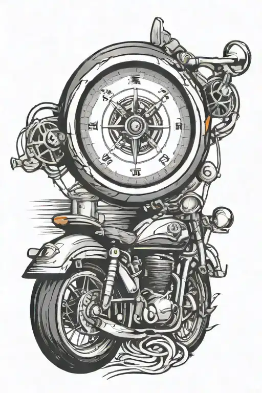 Motorcycle Compass Road Winding