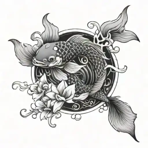 Create For Me From Avatar The Last Of The Elements The Koi Fish Tui And La