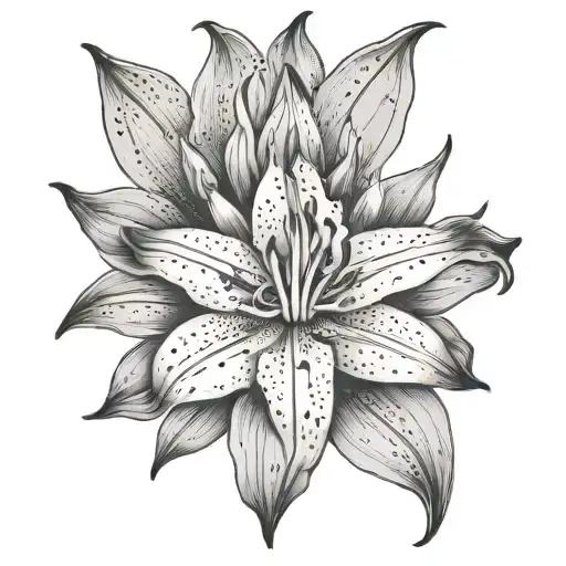 Tiger Lilly Flower Tiger Lily Flower