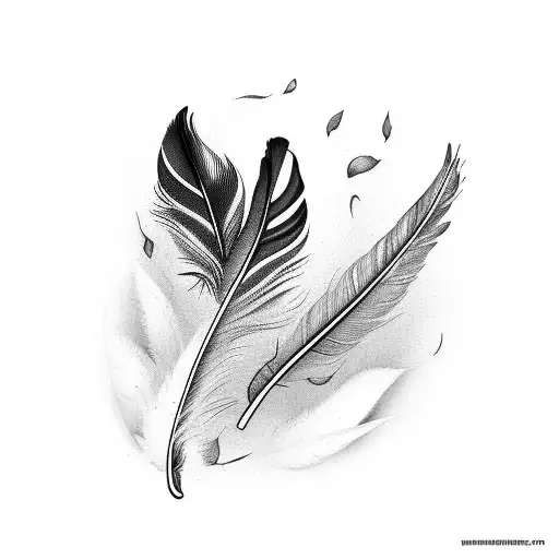 Feather Merges With Skin