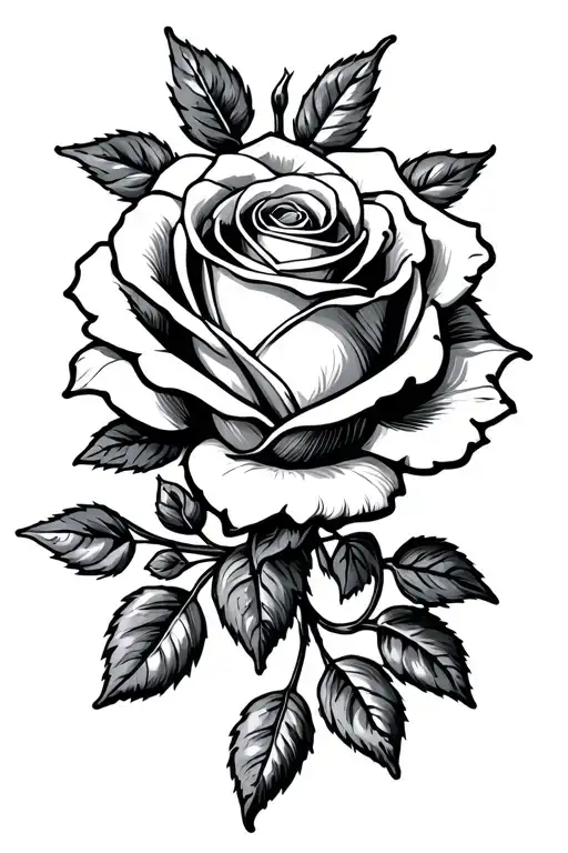 Rose Draping Jewels A Hiking Stock