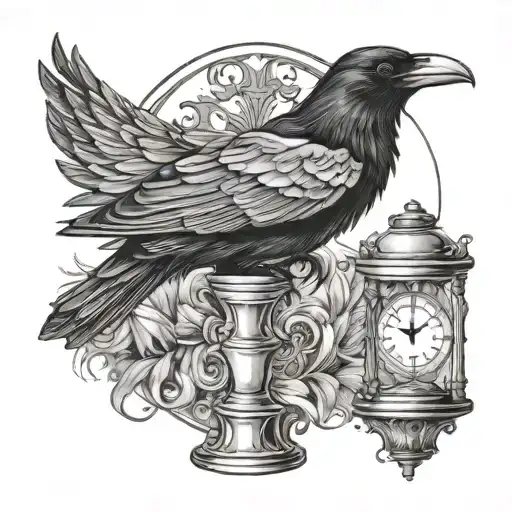Raven An Hour Glass