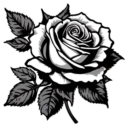 Rose American Traditional Style