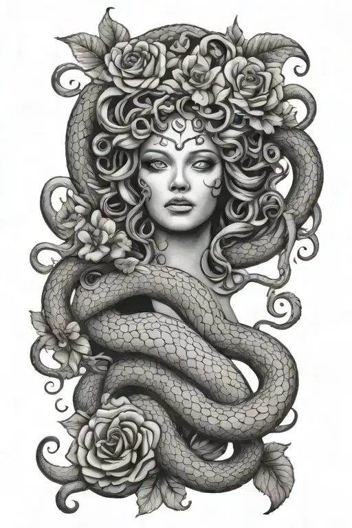 Medusa Snakes Flowers