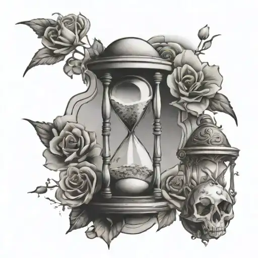 Hourglass Of Life And Death