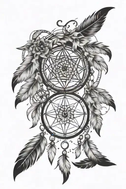 Dream Catcher With Star Sign