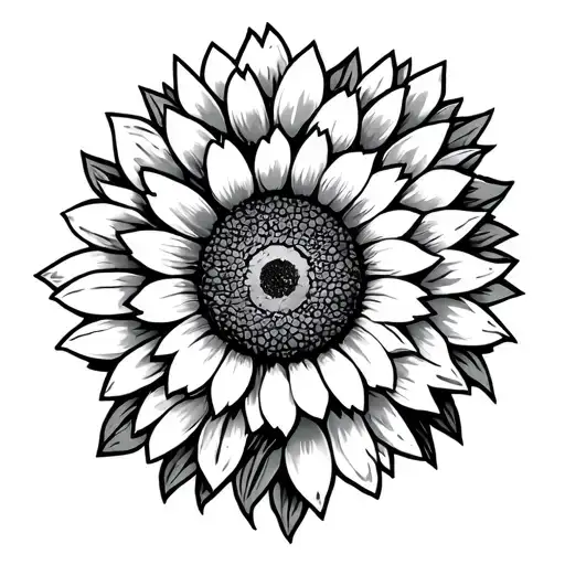 Denver Broncos And New Mexico Zia Symbol With Sunflowers