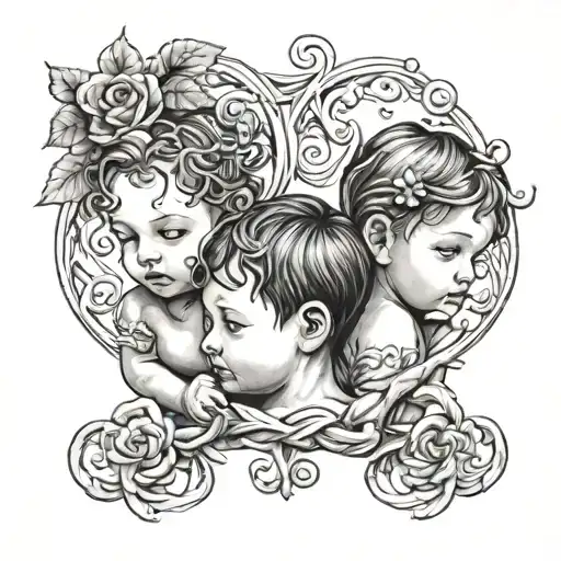 3 Children Birth Dates Intertwined