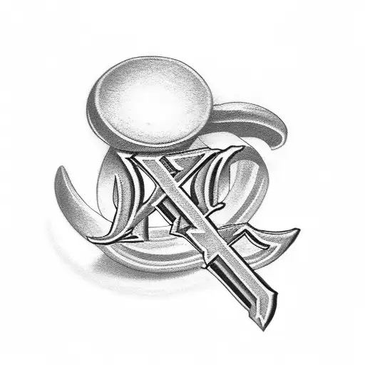 Mm Initials Ring Finger